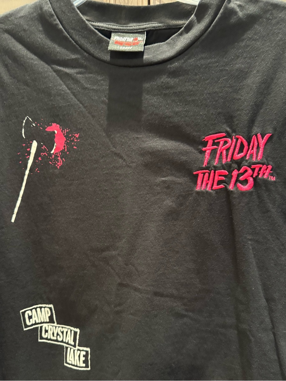 Friday the 13th Large Black Graphic Short Sleeve Tee, NWOT - Picture 7 of 9